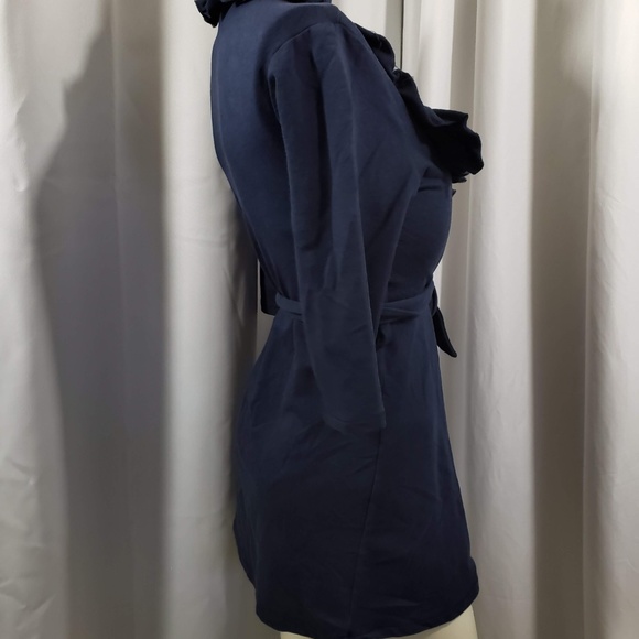 Linq Knit Short Ruffle Robe Size S/M - Picture 3 of 4
